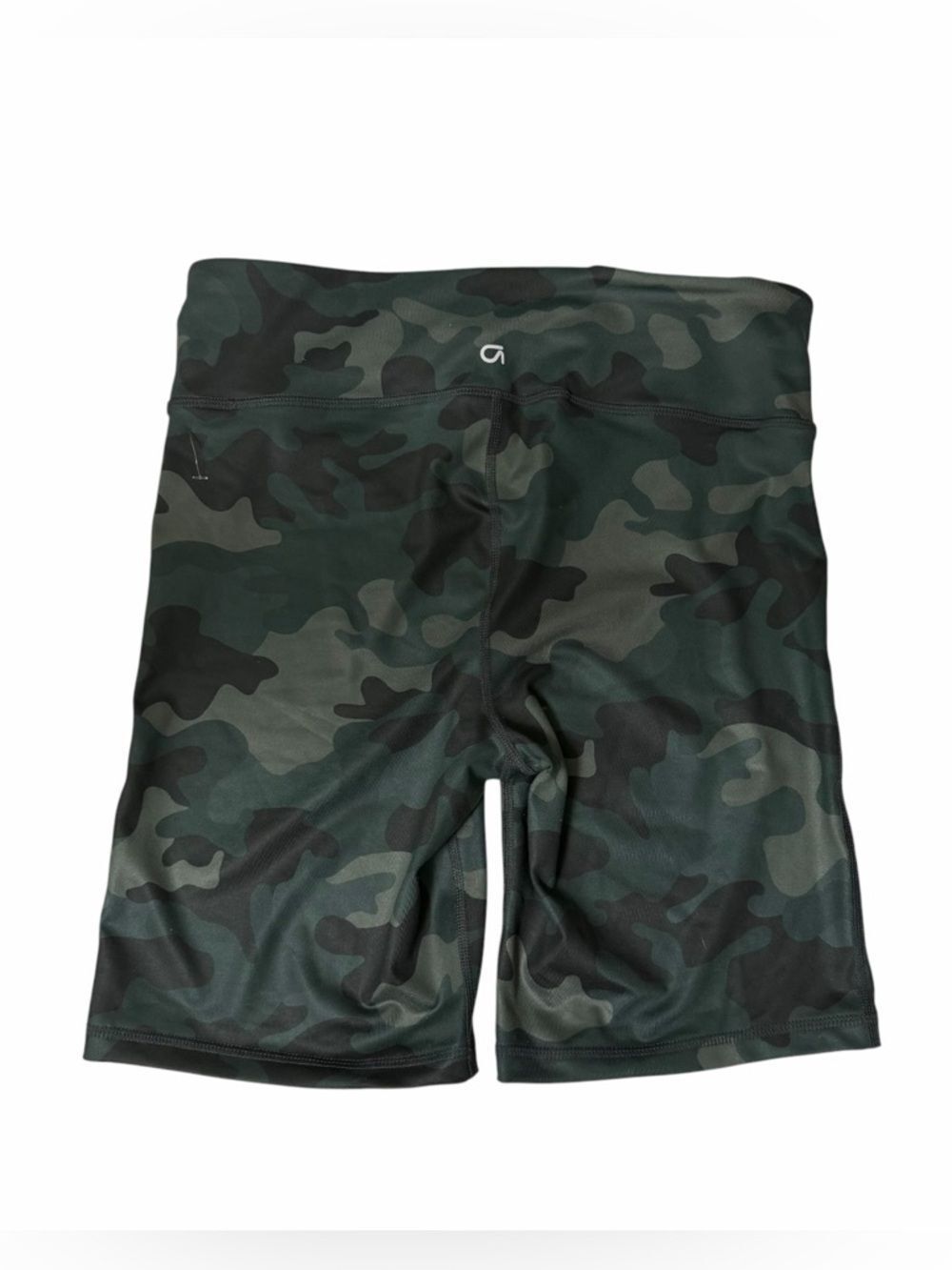 Gap Gapfit High Rise Bike Short Green Camo Women’s Size Medium NWT - Picture 6 of 7